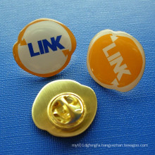 Offset Printing Epoxy-Dripping Badge, Round Lapel Pin (GZHY-OP-004)